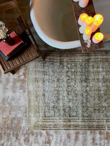 Vintage Persian Area Rug Sustainable Luxury Home Decor