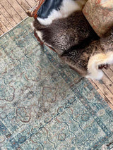 Vintage Persian Area Rug Sustainable Luxury Home Decor