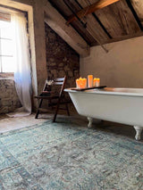 Vintage Persian Area Rug Sustainable Luxury Home Decor