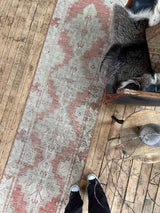 vintage Turkish runner rug at Woven Kin Home sustainable home decor