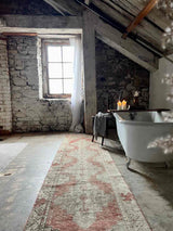 vintage Turkish runner rug at Woven Kin Home sustainable home decor