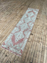 vintage Turkish runner rug at Woven Kin Home sustainable home decor