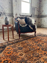 Vintage Persian Area Rug Sustainable Luxury Home Decor