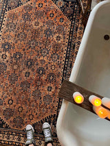 Vintage Persian Area Rug Sustainable Luxury Home Decor