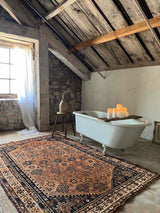 Vintage Persian Area Rug Sustainable Luxury Home Decor