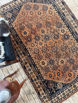 Vintage Persian Area Rug Sustainable Luxury Home Decor