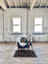 Vintage Persian Area Rug Sustainable Luxury Home Decor