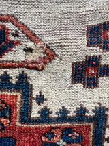 Antique Persian area rug repair at Woven Kin Home