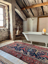 Vintage Persian Area Rug Sustainable Luxury Home Decor