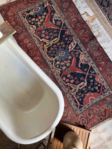 Vintage Persian Area Rug Sustainable Luxury Home Decor