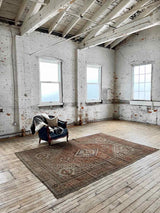 Vintage Persian Area Rug Sustainable Luxury Home Decor