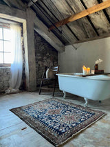 Vintage Persian Area Rug Sustainable Luxury Home Decor