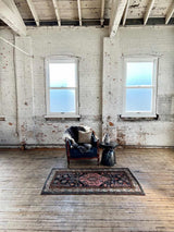 Vintage Persian Area Rug Sustainable Luxury Home Decor