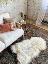 Organic Sheepskin Rug at Woven Kin Home Sustainable Home Decor