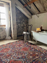 Vintage Persian Area Rug Sustainable Luxury Home Decor