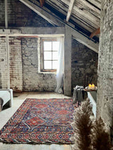 Vintage Persian Area Rug Sustainable Luxury Home Decor