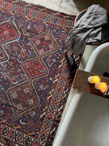 Vintage Persian Area Rug Sustainable Luxury Home Decor