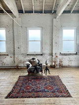 Vintage Persian Area Rug Sustainable Luxury Home Decor