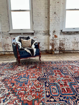 Vintage Persian Area Rug Sustainable Luxury Home Decor