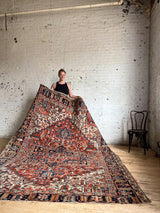 Vintage Persian Area Rug Sustainable Luxury Home Decor