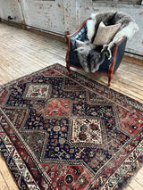 Antique Persian Area Rug Sustainable Luxury Home Decor