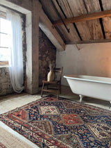 Antique Persian Area Rug Sustainable Luxury Home Decor