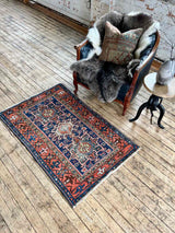 antique Persian rug at Woven Kin Home sustainable home decor