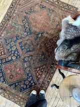 Antique Persian Area Rug Sustainable Luxury Home Decor