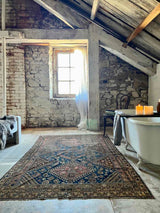 Antique Persian Area Rug Sustainable Luxury Home Decor