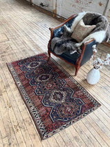 Vintage Persian Area Rug Sustainable Luxury Home Decor