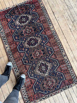 Vintage Persian Area Rug Sustainable Luxury Home Decor