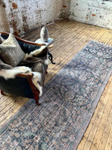 vintage Persian runner rug sustainable home decor at Woven Kin Home