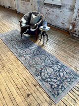 vintage Persian runner rug sustainable home decor at Woven Kin Home