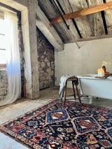 Vintage Persian Area Rug Sustainable Luxury Home Decor