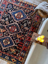Vintage Persian Area Rug Sustainable Luxury Home Decor