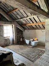 Vintage Persian Area Rug Sustainable Luxury Home Decor