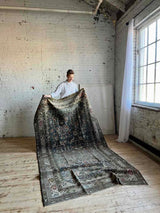 Vintage Persian Area Rug Sustainable Luxury Home Decor