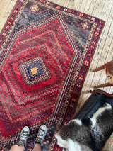 Vintage Persian Area Rug Sustainable Luxury Home Decor