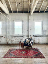 Vintage Persian Area Rug Sustainable Luxury Home Decor