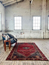 Vintage Persian Area Rug Sustainable Luxury Home Decor