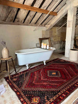 Vintage Persian Area Rug Sustainable Luxury Home Decor