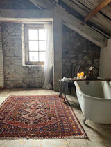 Antique Persian Area Rug Sustainable Luxury Home Decor