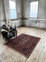 Antique Persian Area Rug Sustainable Luxury Home Decor