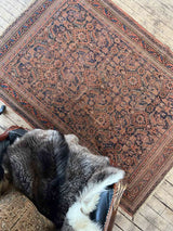 antique vintage area rug sustainable home decor at Woven Kin Home