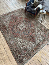 Vintage Persian Area Rug Sustainable Luxury Home Decor