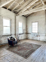 Vintage Persian Area Rug Sustainable Luxury Home Decor