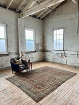 Vintage Persian Area Rug Sustainable Luxury Home Decor