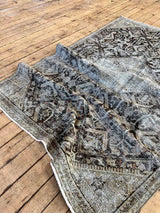 antique Persian accent rug sustainable home decor at Woven Kin Home