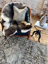 antique Persian accent rug sustainable home decor at Woven Kin Home