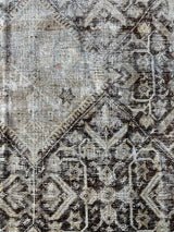 antique Persian accent rug sustainable home decor at Woven Kin Home